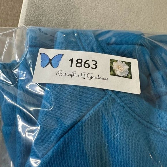 Lands' End Kids Pullover Sweater Size Large Haileys Comet Blue Long Sleeve Top - Picture 10 of 11